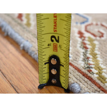 Load image into Gallery viewer, 2&#39;2&quot;x2&#39;2&quot; Beige, Zero Pile, Khotan Design, 100% Wool, Hand Knotted, Sample Fragment, Oriental Rug FWR482526