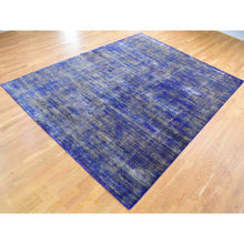 Load image into Gallery viewer, 8&#39;9&quot;x12&#39; Purple With Gold, Modern Design, Sari Silk, Hand Knotted, Oriental Rug FWR482676
