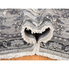 Load image into Gallery viewer, 9&#39;1&quot;x12&#39;3&quot; Silver Gray, Peshawar With Sultanabad All Over Design, Hand Knotted, Pure Wool Oriental Rug FWR482712