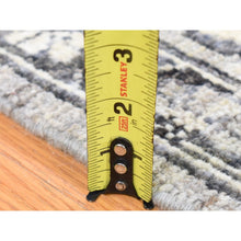 Load image into Gallery viewer, 9&#39;1&quot;x12&#39;3&quot; Silver Gray, Peshawar With Sultanabad All Over Design, Hand Knotted, Pure Wool Oriental Rug FWR482712