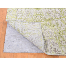 Load image into Gallery viewer, 9&#39;x11&#39;9&quot; Light Gray, Hand Knotted Wool And Silk, Transitional/modern Design Tone On Tone, Oriental Rug FWR482724