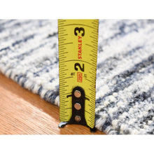 Load image into Gallery viewer, 1&#39;10&quot;x2&#39; Salt And Pepper, Modern Design, Silk With Textured Wool, Hand Loomed, Sample Fragment, Oriental Rug FWR482820