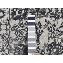 Load image into Gallery viewer, 2&#39;1&quot;x3&#39;2&quot; Ivory, Erased Tabriz Design, Sample, Hand Knotted, Wool and Silk, Mat, Oriental Rug FWR482910