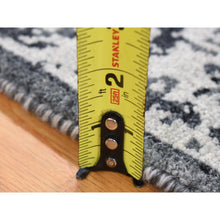 Load image into Gallery viewer, 2&#39;1&quot;x3&#39;2&quot; Ivory, Erased Tabriz Design, Sample, Hand Knotted, Wool And Silk, Mat, Oriental Rug FWR482910