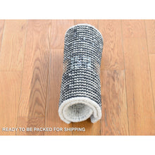 Load image into Gallery viewer, 1&#39;1&quot;x1&#39;1&quot; Ivory, Hand Knotted, 100% Wool, Oriental, One Lot Pair Of Modern Table Top Rugs FWR482970