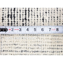 Load image into Gallery viewer, 1&#39;1&quot;x1&#39;1&quot; Ivory, Hand Knotted, 100% Wool, Oriental, One Lot Pair Of Modern Table Top Rugs FWR482970