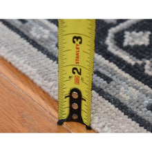 Load image into Gallery viewer, 6&#39;x9&#39; Cream Color, Small Intricate Repetitive Design, Cropped Thin, Pure Wool Hand Knotted Oriental Rug FWR483024