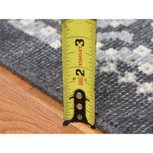 Load image into Gallery viewer, 9&#39;x12&#39; Silver Gray, Paisley Design Turkish Knot, Pure Wool Hand Knotted, Oriental Rug FWR483150