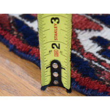 Load image into Gallery viewer, 5&#39;5&quot;x7&#39; Blush Red, Vintage Persian Bakhtiari With A Distinct Abrash, Full Pile, Pure Wool, Hand Knotted Oriental Rug FWR483420