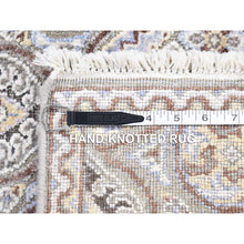 Load image into Gallery viewer, 2&#39;1&quot;x3&#39;1&quot; Chocolate Brown, Mughal Inspired Medallions Design, Textured Wool And Silk Hand Knotted, Mat Oriental Rug FWR483456