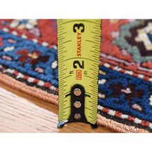 Load image into Gallery viewer, 3&#39;x13&#39;6&quot; Almond Brown, Antique Persian Bakshaish, Excellent Condition, Hand Knotted, Pure Wool Runner Oriental Rug FWR483552