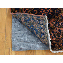 Load image into Gallery viewer, 2&#39;1&quot;x2&#39;7&quot; Light Red, Antique Persian Mohajeran Sarouk, Full Pile, Soft And Clean, Pure Wool, Hand Knotted Oriental Mat Rug FWR483558