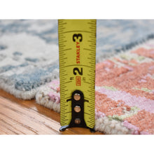 Load image into Gallery viewer, 2&#39;1&quot;x2&#39;1&quot; One Lot Of Five Samples Wool And Silk Hand Knotted Modern Oriental Rugs FWR483582