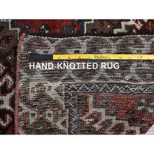 Load image into Gallery viewer, 5&#39;x9&#39;6&quot; Saddle Brown, New Persian Serab, Trellis Flower Design, Camel Hair Full Pile, Pure Wool, Hand Knotted, Gallery Size Runner Oriental Rug FWR524736