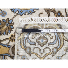 Load image into Gallery viewer, 2&#39;x3&#39;2&quot; Ivory, Rajasthan All Over Design, Hand Knotted 100%wool, Mat Fragment Sample Oriental Rug FWR483636