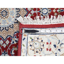 Load image into Gallery viewer, 3&#39;2&quot;x4&#39;1&quot; Maroon Red, Turkoman Repetitive Geometrical Prayer Design, Pure Wool, Hand Knotted, Oriental Rug FWR524760