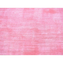Load image into Gallery viewer, 9&#39;1&quot;x11&#39;10&quot; Watermelon Pink Overdyed With Textured Wool, Hand Knotted Modern Design, Oriental Rug FWR483768