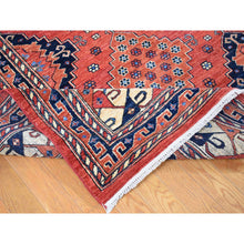 Load image into Gallery viewer, 10&#39;x14&#39; Imperial Red, Afghan Ersari With All Over Geometric Design, Pure Wool Hand Knotted, Oriental Rug FWR483852