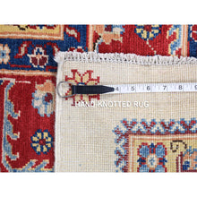 Load image into Gallery viewer, 10&#39;x13&#39;3&quot; Ivory, Special Kazak with Geometric Design, Pure Wool Hand Knotted, Oriental Rug FWR483894