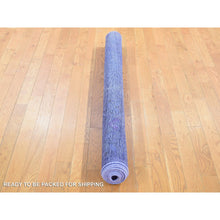 Load image into Gallery viewer, 5&#39;1&quot;x9&#39;9&quot; Overdyed Purple, Worn Wool Handmade, Vintage Persian Shiraz, Wide And Long Oriental Rug FWR483936