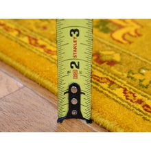 Load image into Gallery viewer, 8&#39;2&quot;x10&#39;1&quot; Golden Brown, Overdyed Persian Design, Pure Wool Hand Knotted Oriental Rug FWR484002