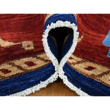 Load image into Gallery viewer, 10&#39;3&quot;x14&#39; Barn Red, Antiqued Bijar Open Field Design, Natural Dyes, Soft Wool Hand Knotted, Oriental Rug FWR484038