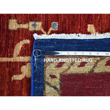 Load image into Gallery viewer, 10&#39;3&quot;x14&#39; Barn Red, Antiqued Bijar Open Field Design, Natural Dyes, Soft Wool Hand Knotted, Oriental Rug FWR484038