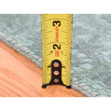 Load image into Gallery viewer, 8&#39;x10&#39;1&quot; Green Overdyed, Tone On Tone, Wool And Silk Hand Knotted, Oriental Rug FWR484062