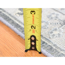 Load image into Gallery viewer, 8&#39;x10&#39;2&quot; Arsenic Gray, Oushak Design, Silk With Textured Wool Hand Knotted, Oriental Rug FWR484092