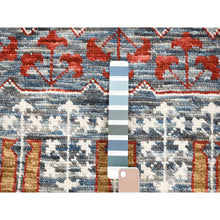 Load image into Gallery viewer, 10&#39;2&quot;x14&#39;2&quot; Gold, Mamluk Design Vegetable Dyes, Hand Spun New Zealand Wool Hand Knotted, Oriental Rug FWR484110