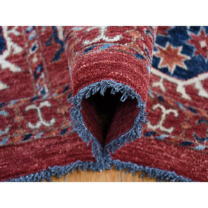 9'10"x14' Rust Red, Afghan Ersari Tekke Bokhara, Pure Wool Hand Knotted, Oriental Rug FWR484122