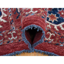 Load image into Gallery viewer, 9&#39;10&quot;x14&#39; Rust Red, Afghan Ersari Tekke Bokhara, Pure Wool Hand Knotted, Oriental Rug FWR484122