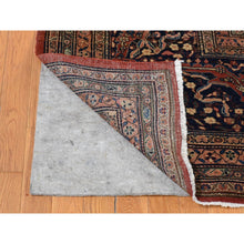 Load image into Gallery viewer, 14&#39;3&quot;x20&#39;3&quot; Ruby Red Xl Antique Persian Fereghan Sarouk, Even Wear, Sides And Ends Professionally Secured, Clean And Soft With No Repairs, Hand Knotted, Pure Wool Oriental Rug FWR484194