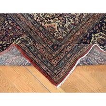 Load image into Gallery viewer, 14&#39;3&quot;x20&#39;3&quot; Ruby Red Xl Antique Persian Fereghan Sarouk, Even Wear, Sides And Ends Professionally Secured, Clean And Soft With No Repairs, Hand Knotted, Pure Wool Oriental Rug FWR484194