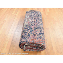 Load image into Gallery viewer, 14&#39;3&quot;x20&#39;3&quot; Ruby Red Xl Antique Persian Fereghan Sarouk, Even Wear, Sides And Ends Professionally Secured, Clean And Soft With No Repairs, Hand Knotted, Pure Wool Oriental Rug FWR484194