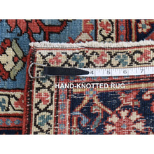 Load image into Gallery viewer, 4&#39;9&quot;x6&#39;1&quot; Imperial Red, Afghan Khamyab with Unusual Light Color Background, Hand Knotted, Soft and Shiny Wool, Vegetable Dyes, Oriental Rug FWR4038