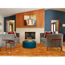 Load image into Gallery viewer, 9&#39;1&quot;x12&#39;3&quot; Hand Knotted Pure Wool, Orange Cast Overdyed Ikat Oriental Rug FWR484410