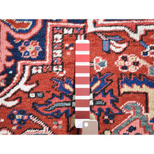 Load image into Gallery viewer, 8&#39;10&quot;x11&#39;8&quot; Chili Red, Antique Persian Heriz, Soft And Full Pile, Pure Wool, Sides And Ends Professionally Secured, Cleaned, Hand Knotted, Oriental Rug FWR484656