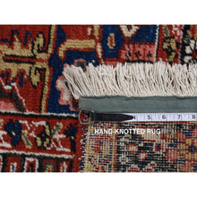 Load image into Gallery viewer, 8&#39;10&quot;x11&#39;8&quot; Chili Red, Antique Persian Heriz, Soft And Full Pile, Pure Wool, Sides And Ends Professionally Secured, Cleaned, Hand Knotted, Oriental Rug FWR484656
