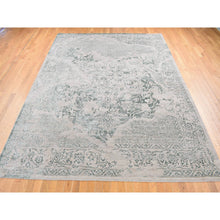 Load image into Gallery viewer, 8&#39;10&quot;x12&#39; Tan Color, Broken Heriz Design, Wool And Silk Hand Knotted, Oriental Rug FWR484788