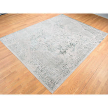 Load image into Gallery viewer, 8&#39;10&quot;x12&#39; Tan Color, Broken Heriz Design, Wool And Silk Hand Knotted, Oriental Rug FWR484788