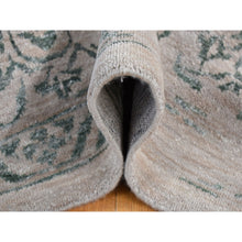 Load image into Gallery viewer, 8&#39;10&quot;x12&#39; Tan Color, Broken Heriz Design, Wool And Silk Hand Knotted, Oriental Rug FWR484788
