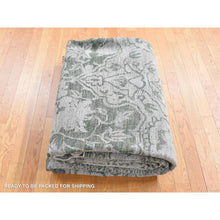 Load image into Gallery viewer, 8&#39;10&quot;x12&#39; Tan Color, Broken Heriz Design, Wool And Silk Hand Knotted, Oriental Rug FWR484788