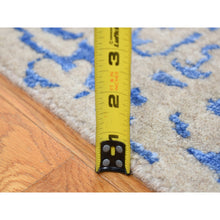 Load image into Gallery viewer, 8&#39;9&quot;x12&#39; Bayern Blue, Hand Loomed, Wool And Art Silk, Mamluk Design, Oriental Rug FWR484800
