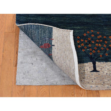 Load image into Gallery viewer, 9&#39;x12&#39; Ivory, Hand Knotted, Modern Folk Art Pictorial Tree Design, Lori Buft Gabbeh, Persian Soft And Plush Wool, Oriental Rug FWR484884