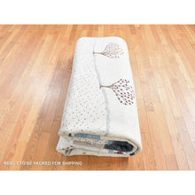 Load image into Gallery viewer, 9&#39;x12&#39; Ivory, Hand Knotted, Modern Folk Art Pictorial Tree Design, Lori Buft Gabbeh, Persian Soft And Plush Wool, Oriental Rug FWR484884