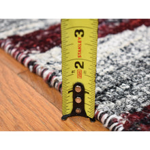 Load image into Gallery viewer, 9&#39;x11&#39;7&#39;&#39; Ivory, Man Made Silk, Hand Knotted With Tree Bark Design And Natural Abrash, Oriental Rug FWR484896