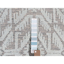 Load image into Gallery viewer, 9&#39;x12&#39; Marian Blue, Oushak Design, Textured Wool, Hand Knotted, Oriental Rug FWR484938