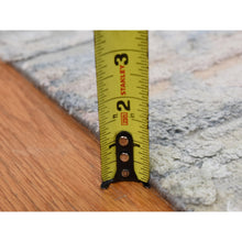 Load image into Gallery viewer, 8&#39;x10&#39;6&quot; Ivory, Pure Silk, Hand Knotted, Modern, Longer Soft Pile, Pastel Colors, Oriental Rug FWR484980