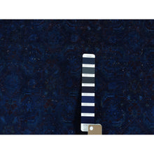 Load image into Gallery viewer, 5&#39;1&quot;x10&#39; Space Cadet, Hand Knotted, Worn Wool, Persian Musel with Fish Mahi All Over Design, Wide Runner Oriental Rug FWR485160